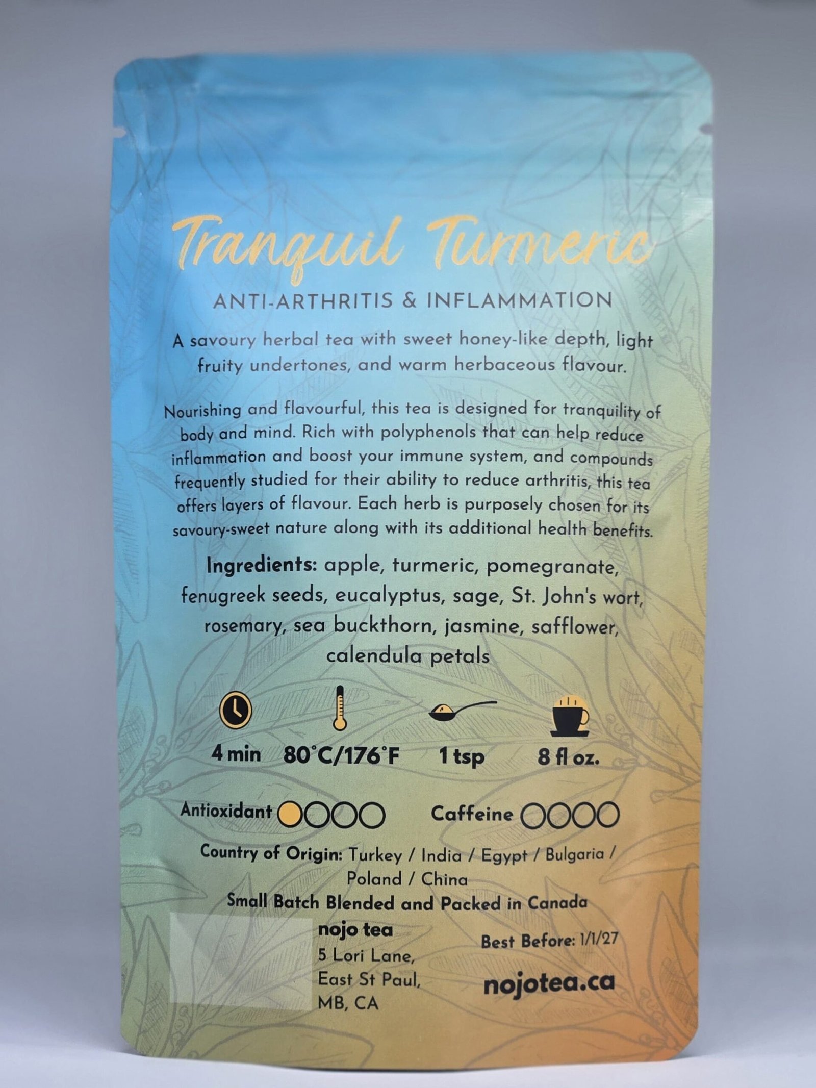 Tranquil Turmeric Loose back